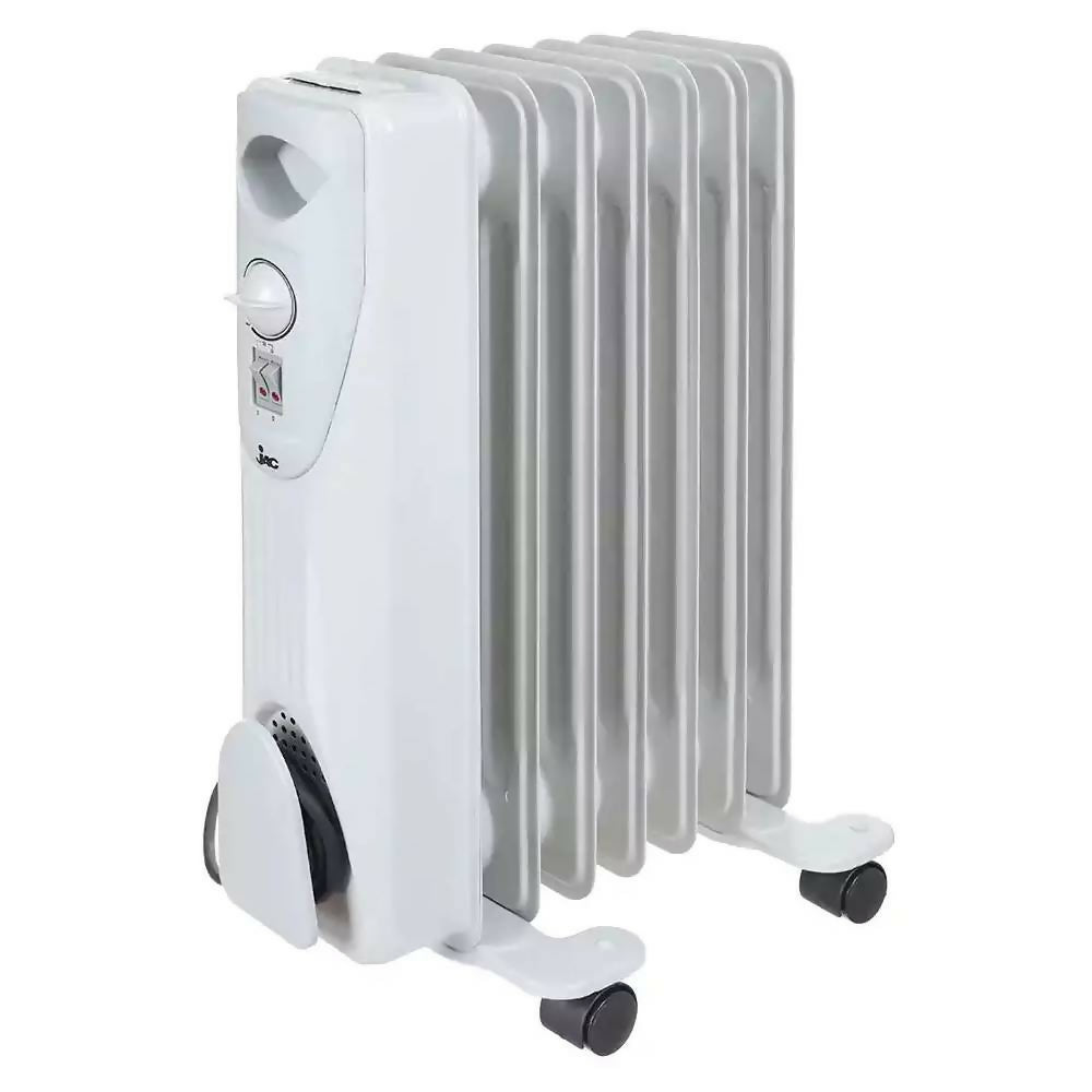 Jac Oil Heater 7 Fins 1200 Watt White NGH-327. (International Warranty) Jac Oil Heater 7 Fins 1200 Watt White NGH-327. (International Warranty)